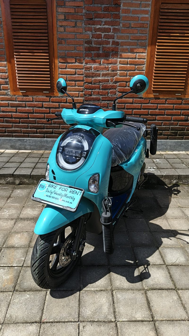 Honda Scoopy 110cc Tiffany Blue — Bike Baik Rental Uluwatu